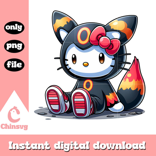 Hello Kitty Quirkat costume png, pokemon characters png
