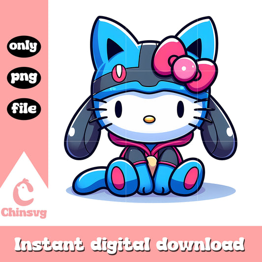 Hello Kitty lucario png, pokemon characters png, costume png