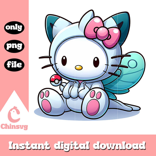 Hello Kitty pokemon costume png, pokemon characters png