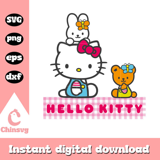 Hello kitty and sanrio friends svg, hello kitty friends svg