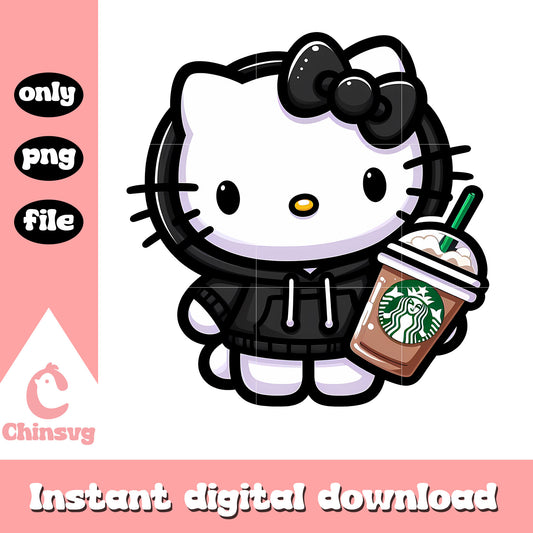 Hello kitty and starbucks png, sanrio hello kitty png, cartoon png