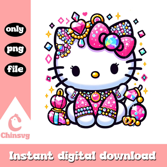 Hello kitty blink accessory png, hello kitty character png