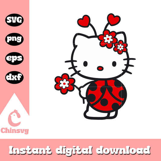 Hello kitty bug costume svg, hello kitty costume svg, hello kitty svg