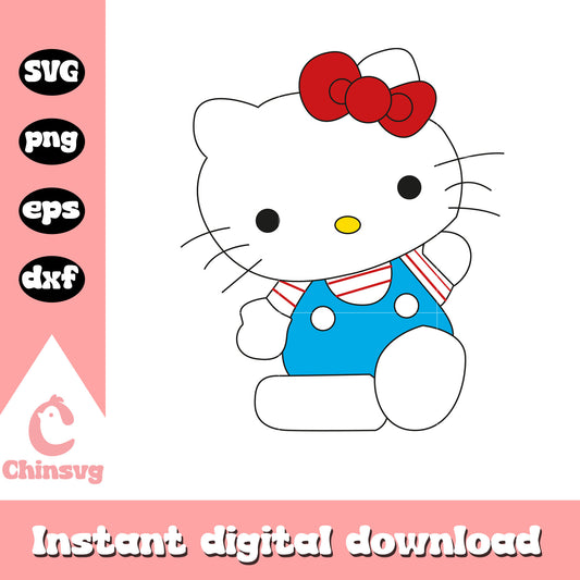 Hello kitty cat svg digital download, hello kitty cat svg