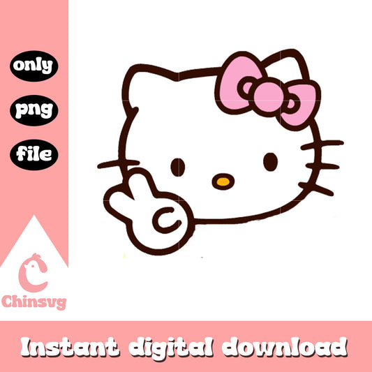 Hello kitty head pink bow tie png, bow tie png, hello kitty png