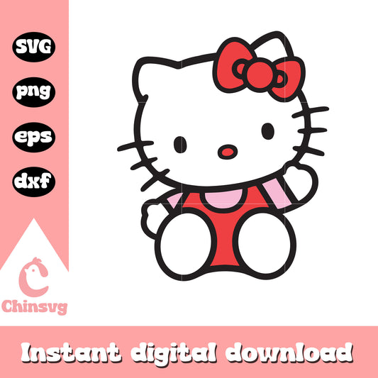 Hello kitty hello cartoon svg, hello kitty cat svg, kitty cat svg