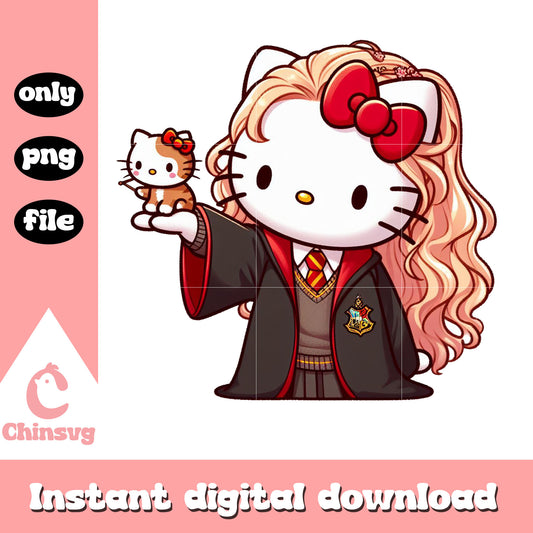 Hermione Granger hello kitty png, harry potter characters png
