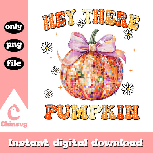 Hey there pumpkin halloween design png, happy halloween png