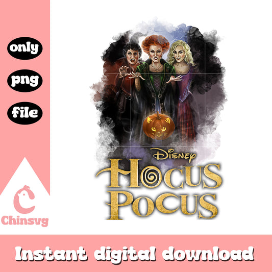 Hocus pocus disney halloween design png, disney halloween png
