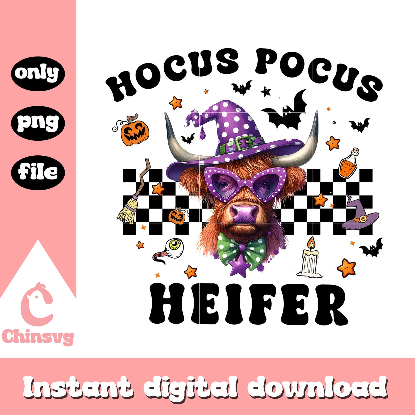 Hocus pocus heifer design png, hocus pocus film series png