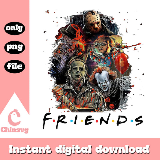 Horror Characters Png, Horror Friends Png, Halloween Movie png