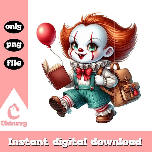 Horror Pennyiwse is learning png, magic school ai png