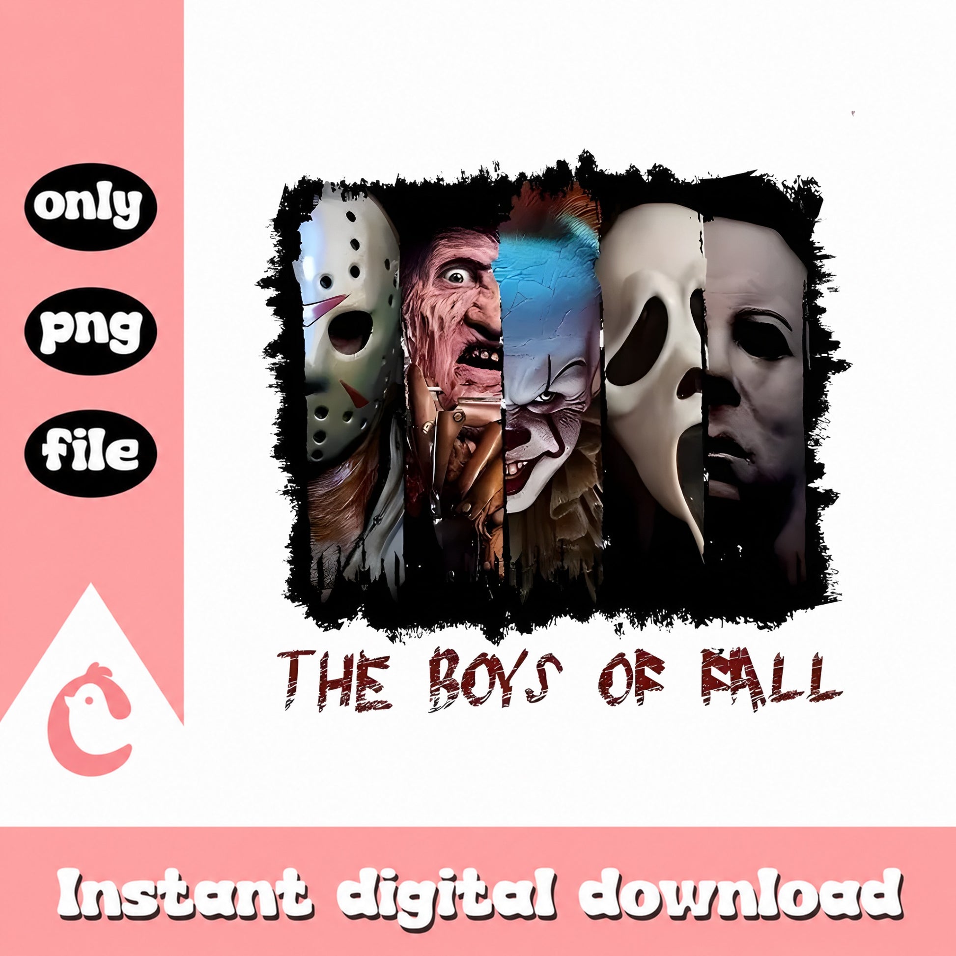 Horror Movie Characters PNG, The Boys Of Fall, Halloween PNG