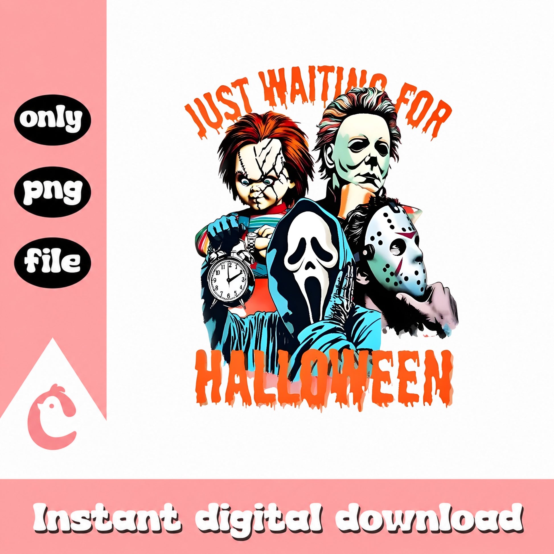 Horror Movie Characters SVG Bundle, Halloween SVG, PNG File