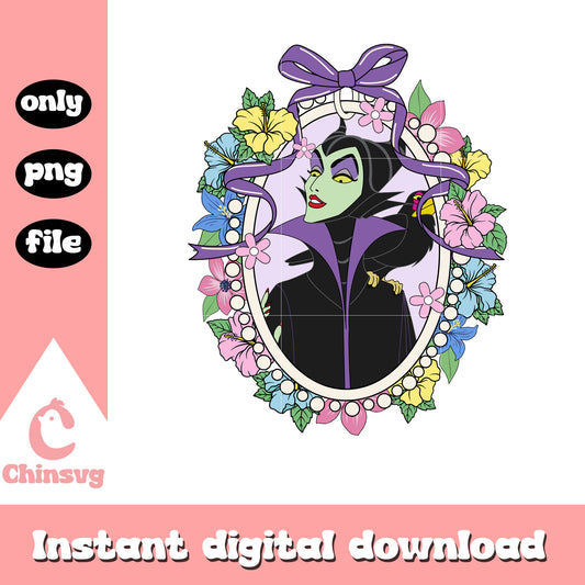 Horror character Maleficent mirror png, disney character png