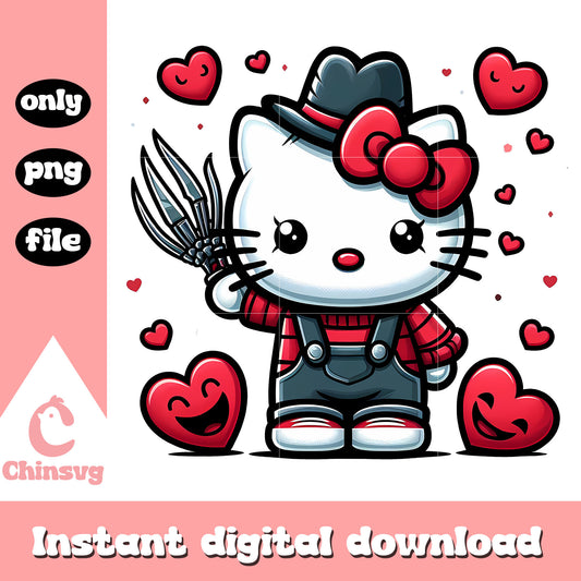 Horror character hello kitty costume png, horror character png