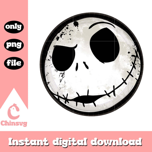 Horror face jack skellington png, horror movie characters png
