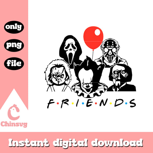 Horror film friends character design png, killer in nscary movie png