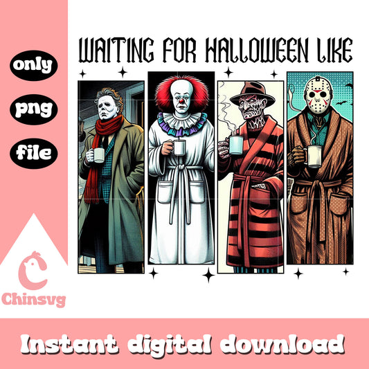 Horror frame waiting for halloween like png, horror halloween png