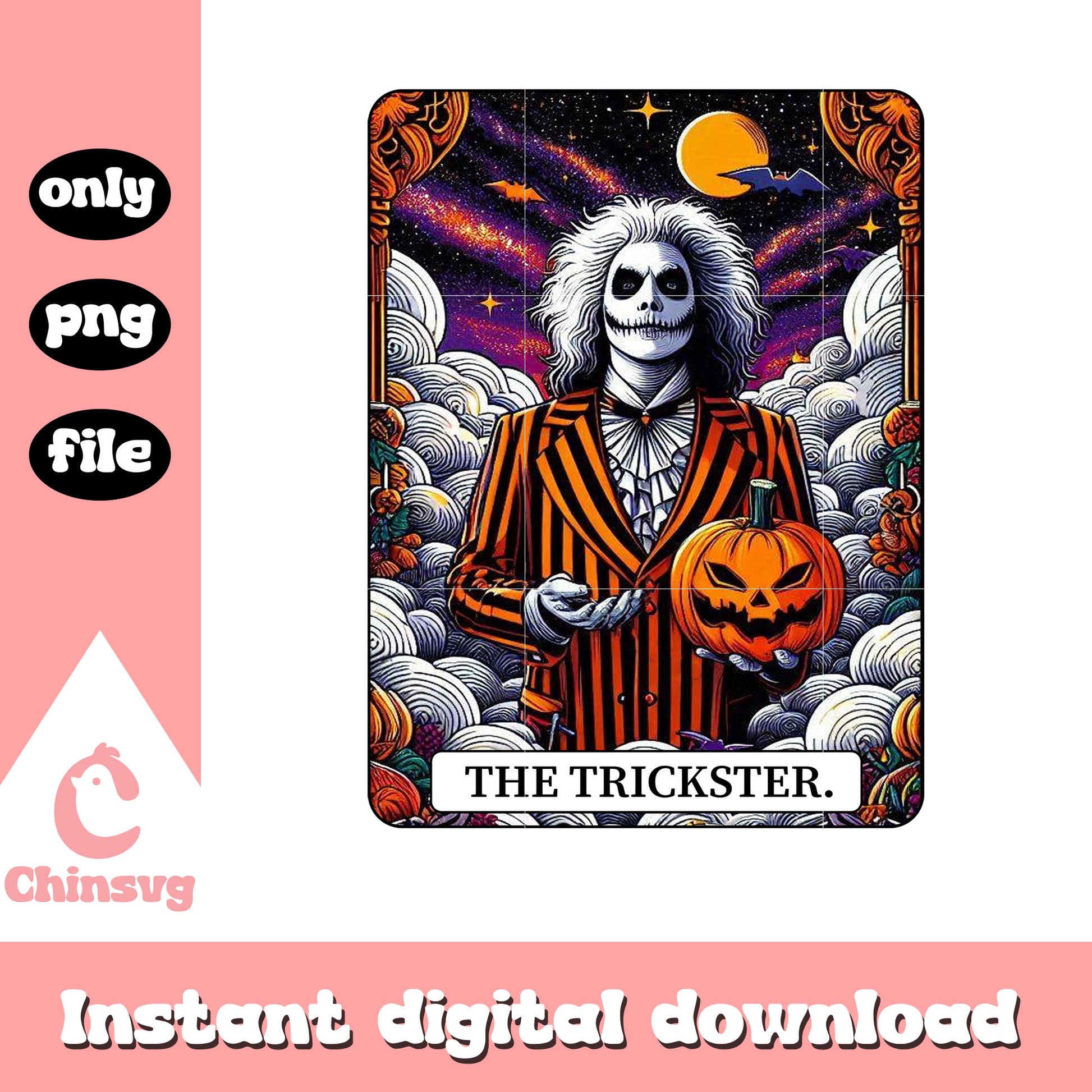 Horror halloween character png, spooky season png