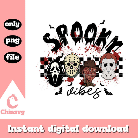 Horror halloween spooky vibes png, halloween horror spooky png