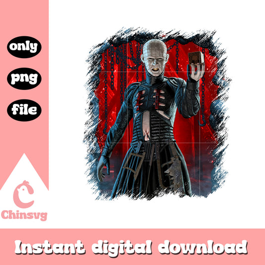 Horror hellraiser halloween png, horror movie png, halloween png
