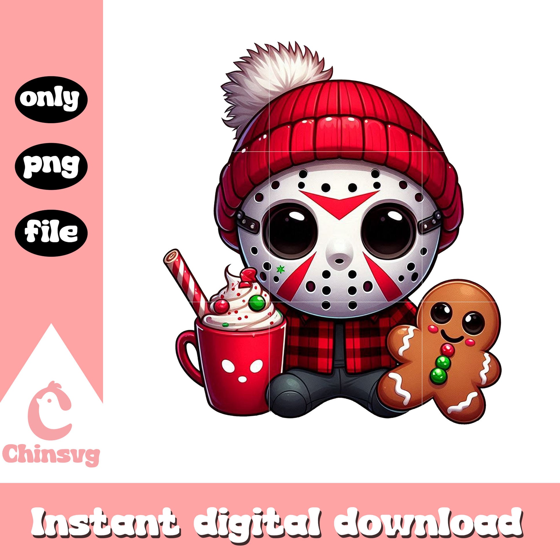 Horror jason voorhees christmas day png, horror movies png