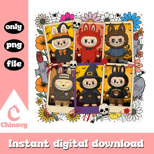 Horror labubu halloween killers picture png, scary movies png