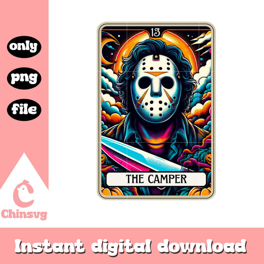 Horror the camper jason voorhees png, the camper png