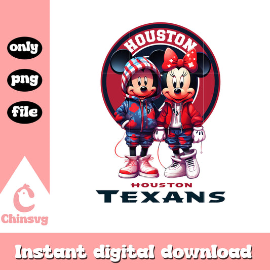 Houston texans disney couple png, houston texans logo​​​​​​​​ png