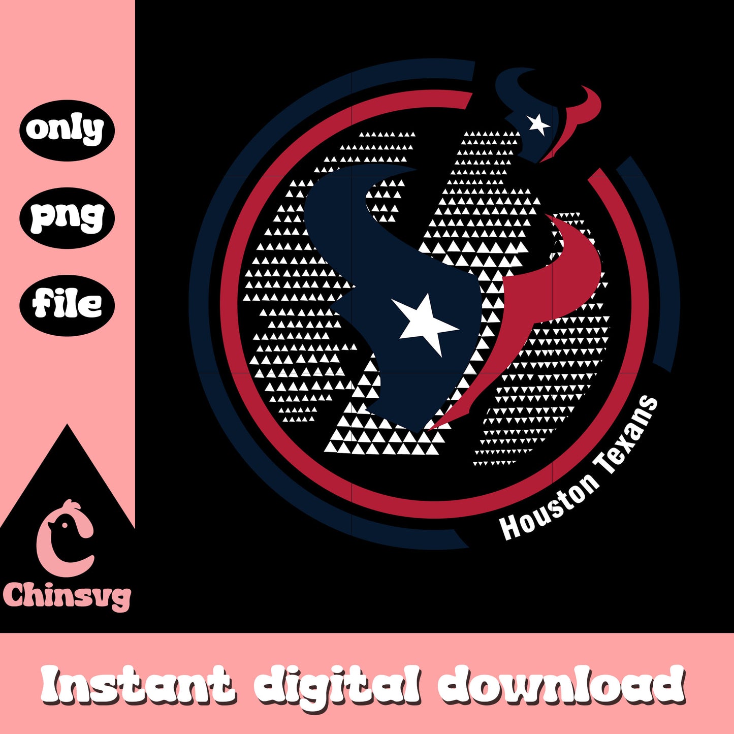 Houston texans horn cartoon png, houston texans new logo​ png