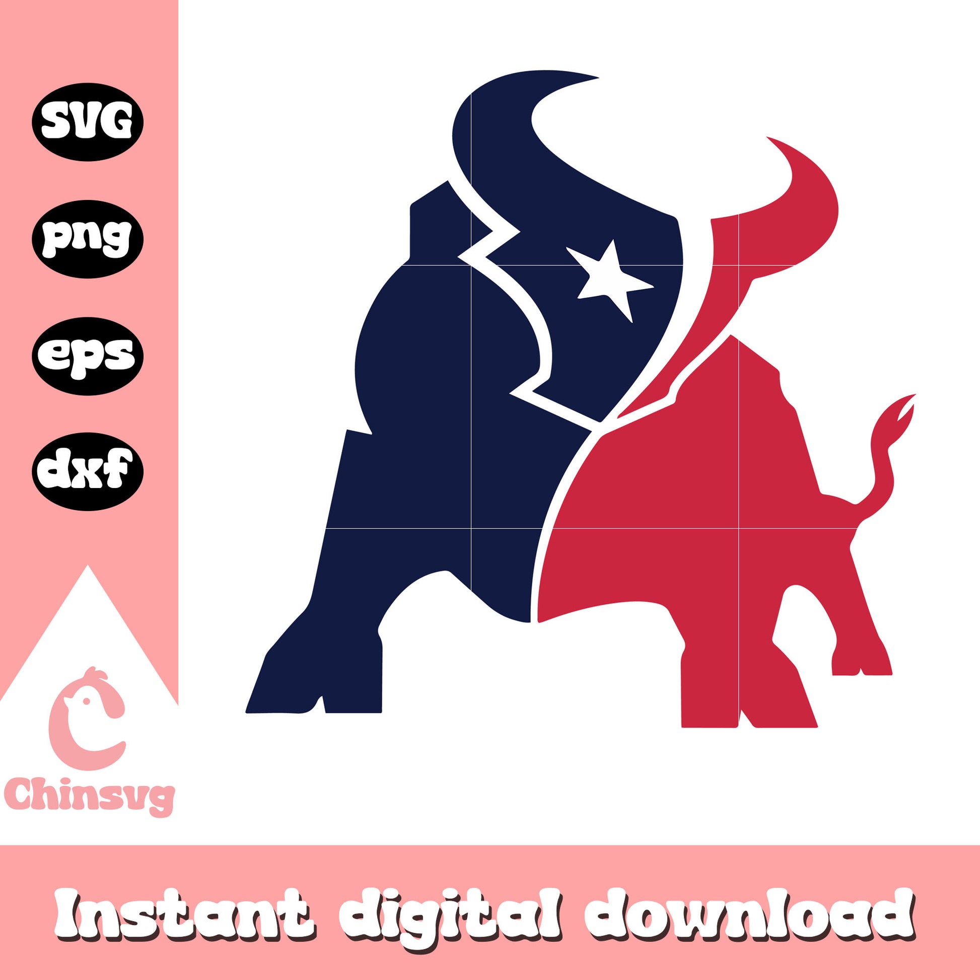 Houston texans nfl bold bull svg, houston texans pics svg
