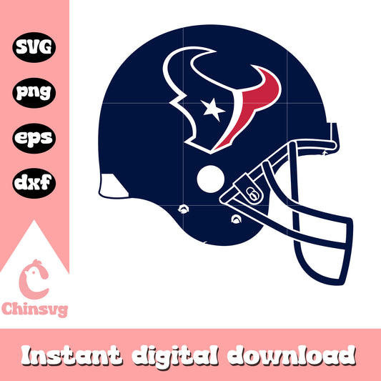 Houston texans nfl helmet logo svg, houston texans helmet svg
