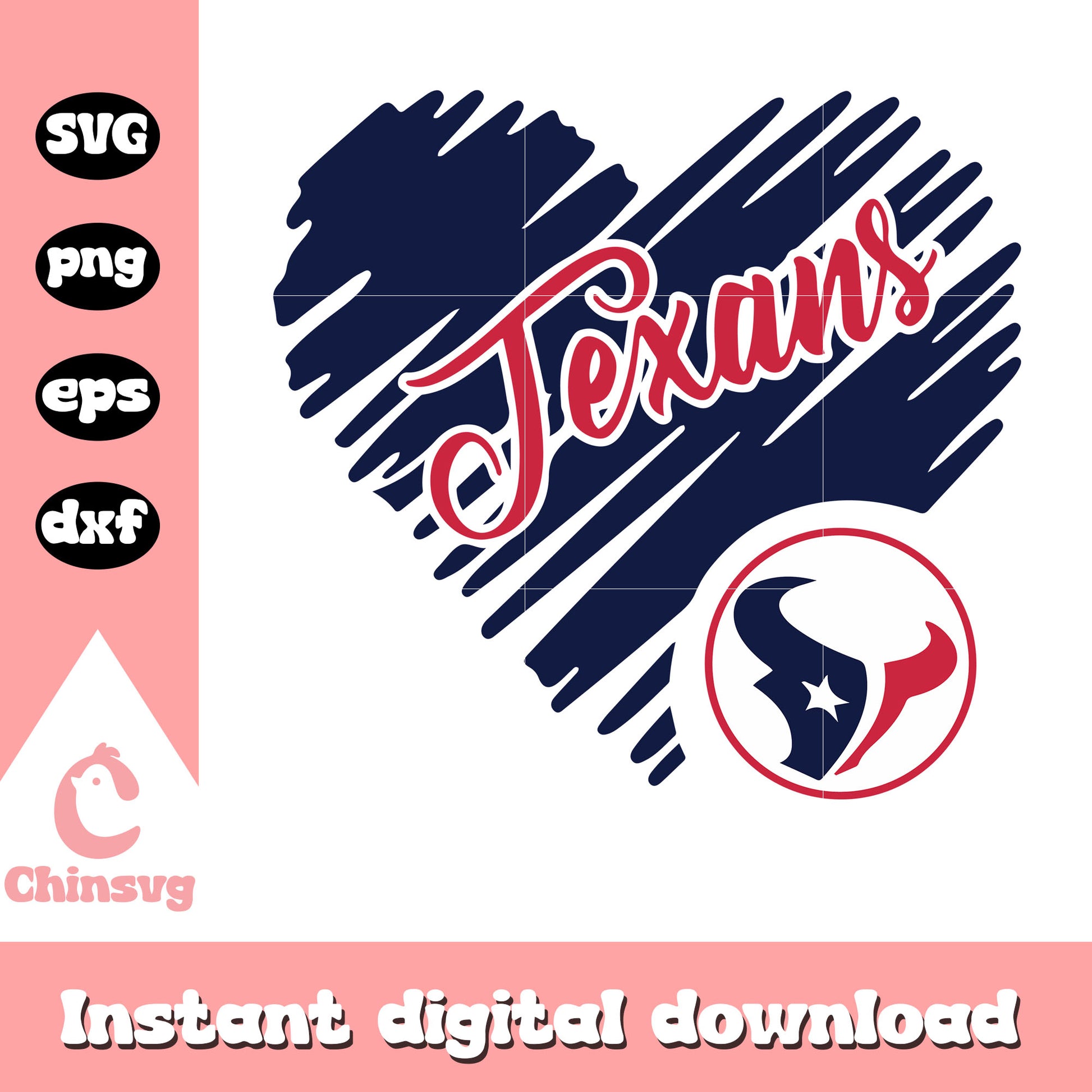 Houston texans nfl love fingerfrint svg, images houston texans logo svg