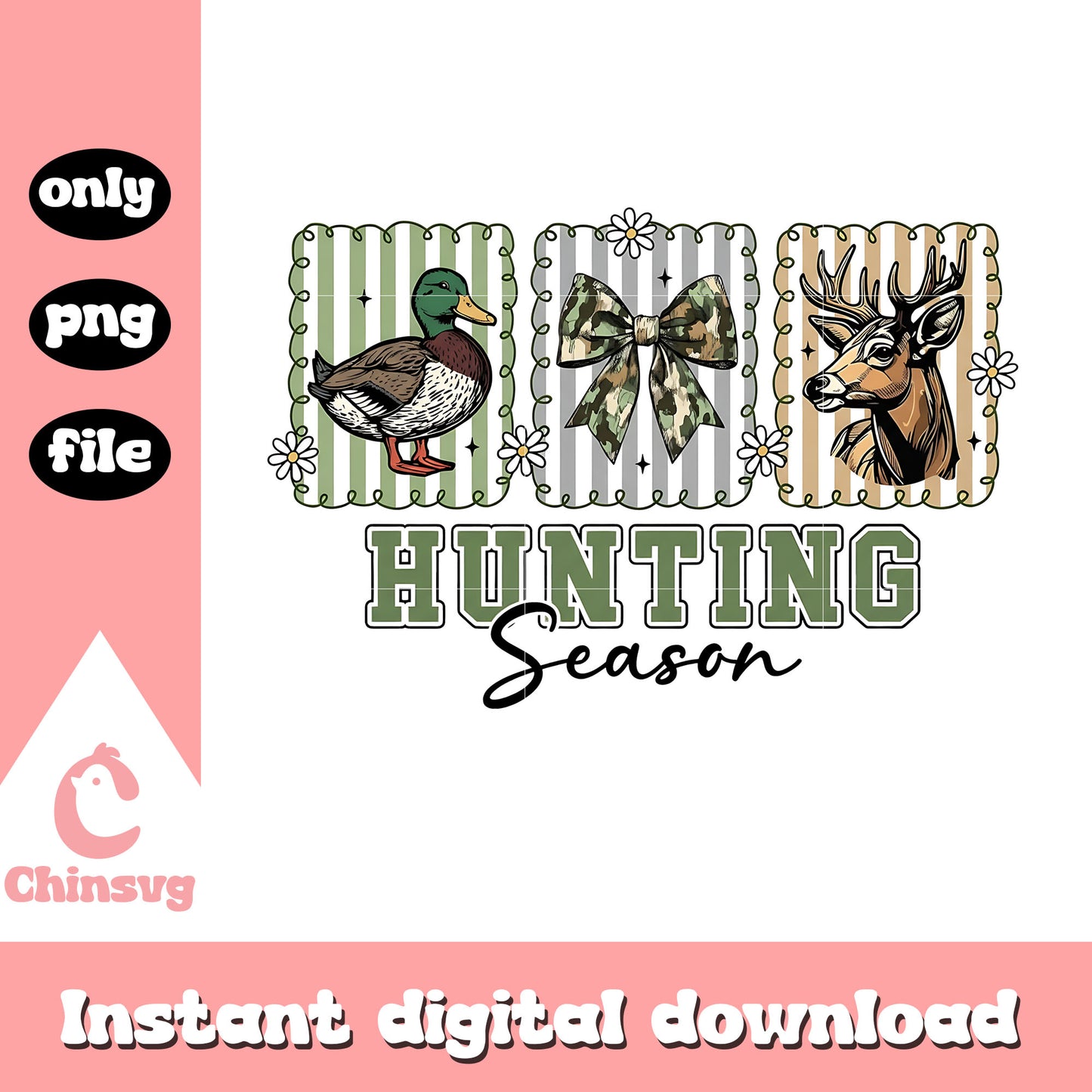 Hunting season goose bow design png, duck hunting season​ png