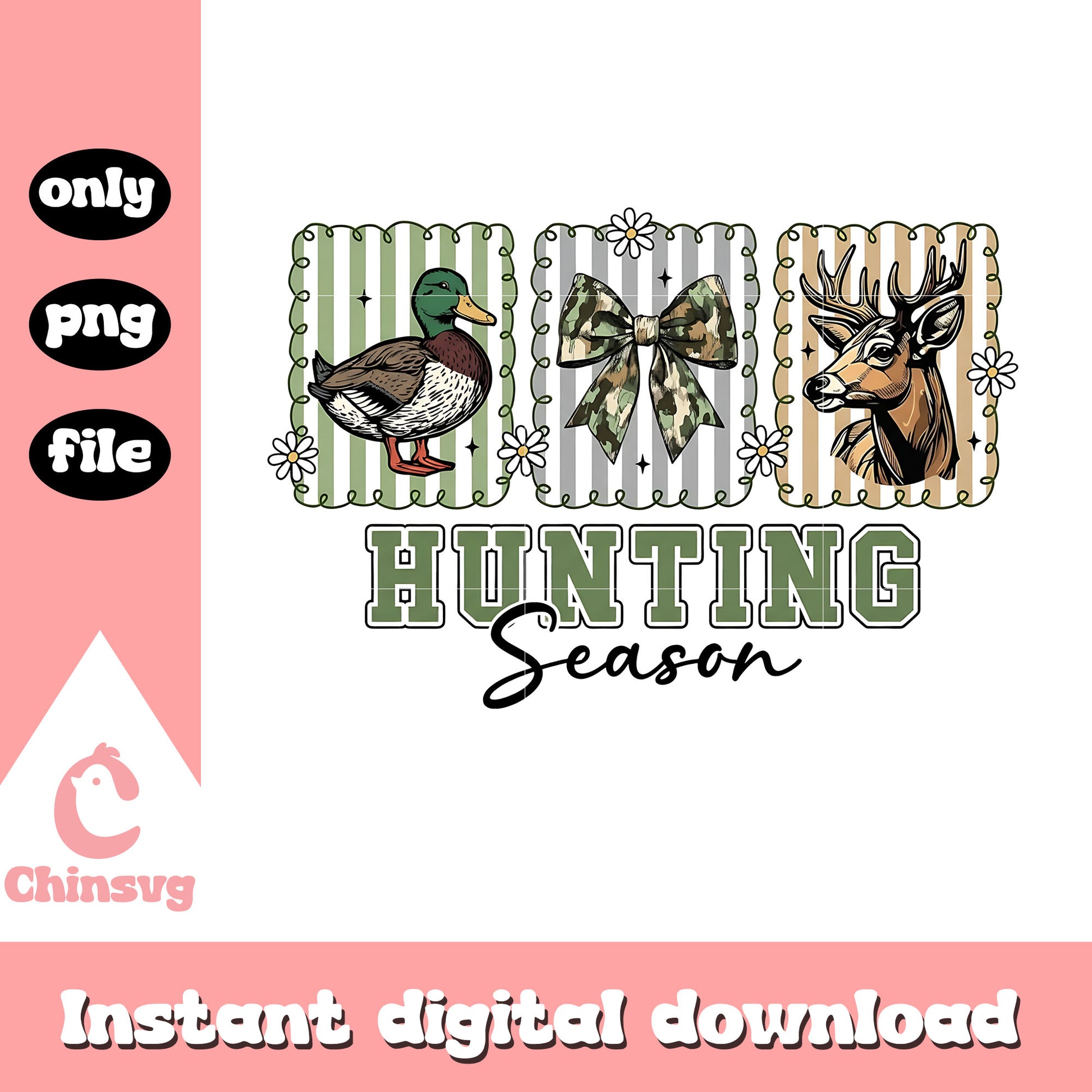 Hunting season goose bow design png, duck hunting season​ png