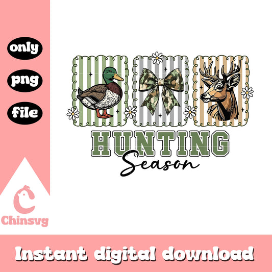 Hunting season goose bow design png, duck hunting season​ png