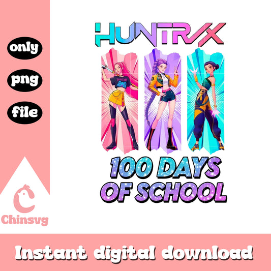 Huntrix 100 days frame png