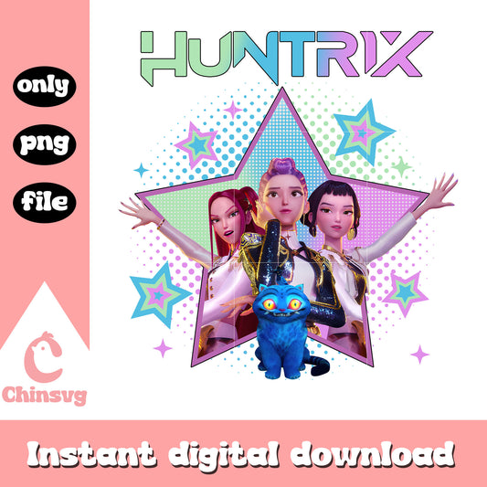 Huntrix kpop band members and derpy png, kpop bands png
