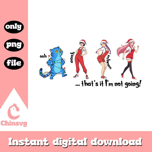 Huntrix that's it i'm not going png, grinch christmas png