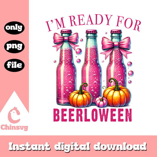 I'm ready for beerloween drawing design png, halloween idea png