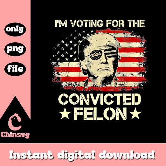I'm voting for the convicted felon trump face png, trump face png