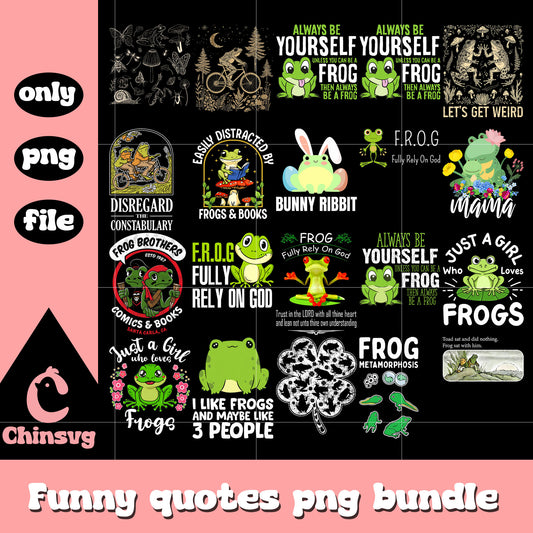 I like frog and maybe like 3 people bundle png, frog png, animal png