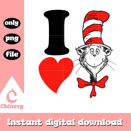 I love cat in the hat png, cat in the hat face png, cartoon png