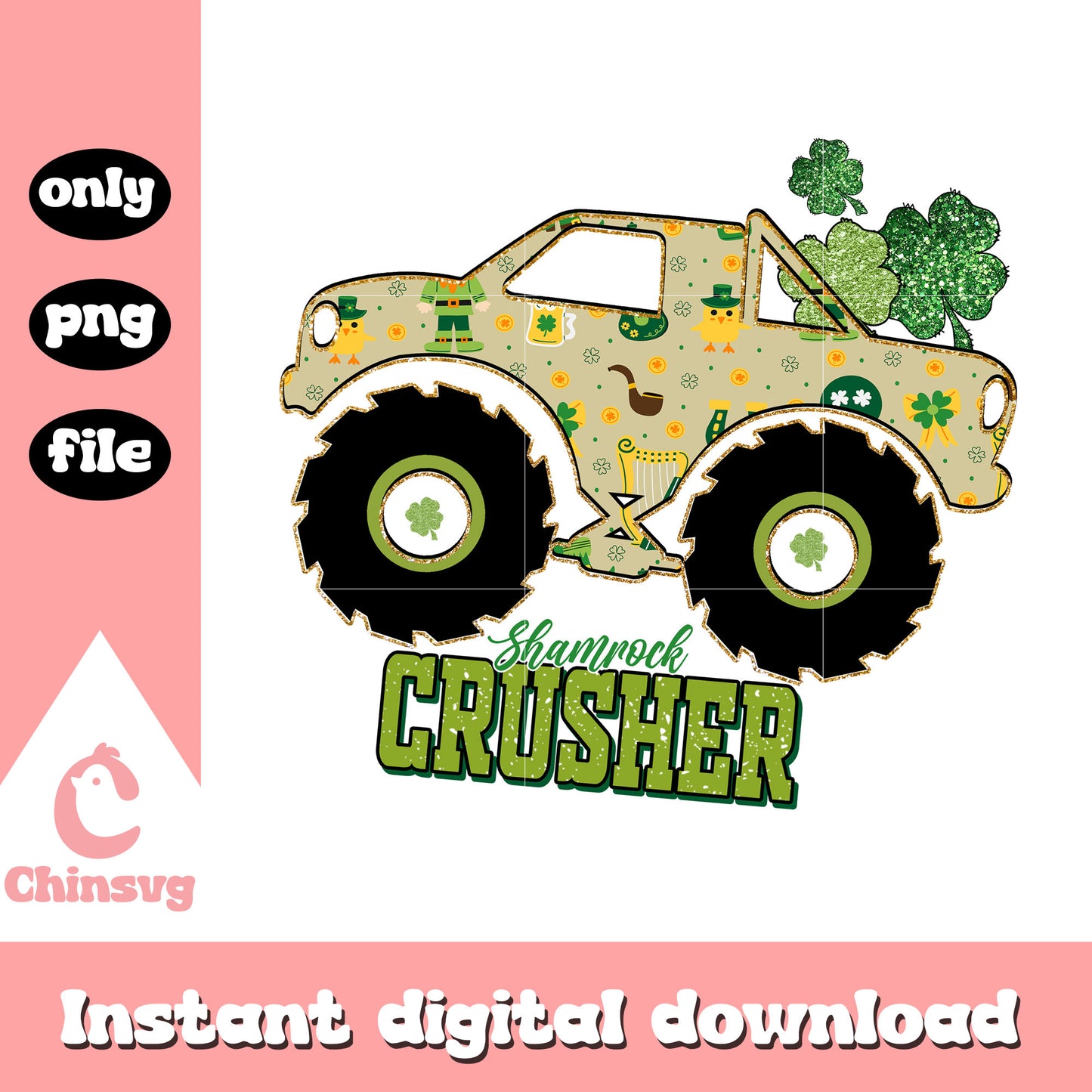 Image crusher st patrick’s png, st patricks day table decor png