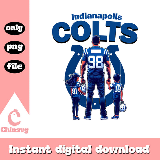 Indianapolis Colts dad fan club png, nfl logos png