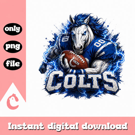 Indianapolis Colts Mascot PNG, Football Team PNG, Colts PNG