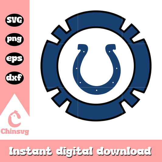 Indianapolis colts american football svg, nfl indianapolis colts logo svg