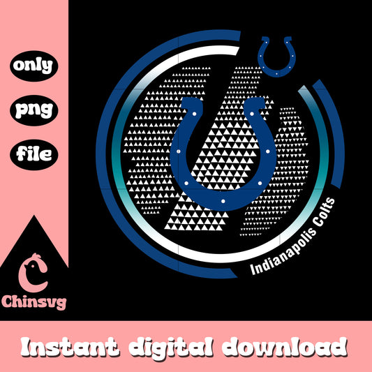 Indianapolis colts circle design png, colts american football​ png