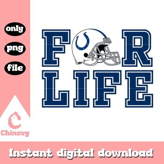 Indianapolis colts nfl for life font design svg, indianapolis colts logos svg
